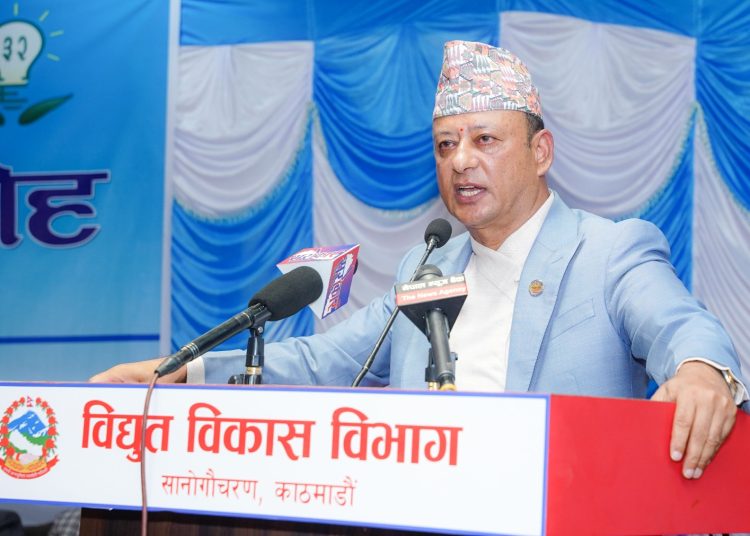 अब समय गुमाउने होइन, सम्भावनालाई काममा बदल्ने हो : ऊर्जामन्त्री खड्का