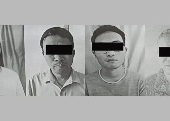 चार चिनियाँ नागरिक पक्राउ