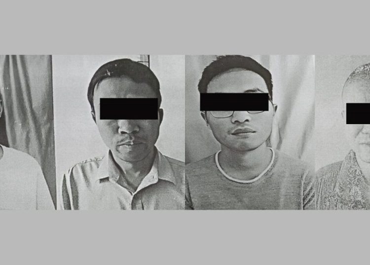 चार चिनियाँ नागरिक पक्राउ