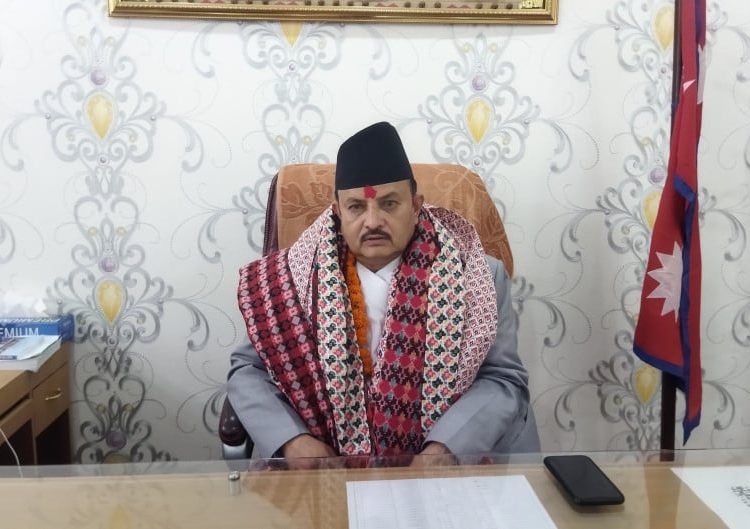 खानेपानीमन्त्रीले पदबाट दिए राजीनामा