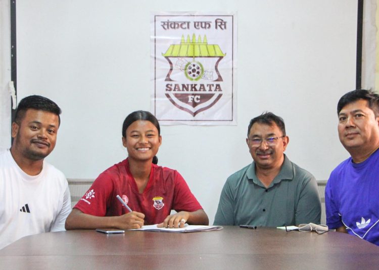पुर्णिमा राई संकटा फुटबल क्लबमा अनुबन्ध