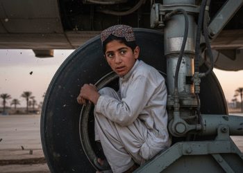 १३ वर्षीय बालक प्लेनको ल्यान्डिङ गियरमा लुकेर भारत पुगे