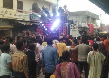 सभ्य तरिकाले कृष्णनगरको गणेश मूर्ति विसर्जन