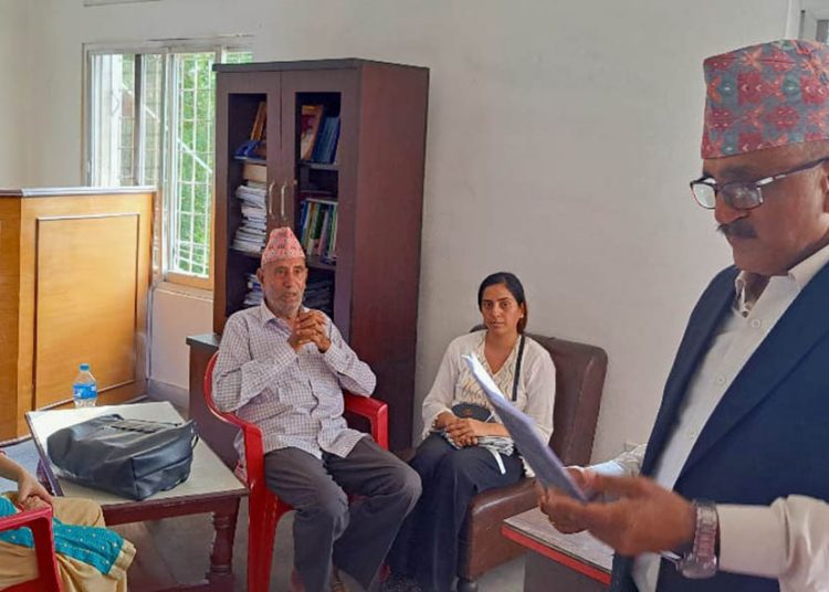 सहिद गौरव जोशीका परिवारलाई क्षतिपूर्तिस्वरुप १५ लाख रुपियाँ भुक्तानी