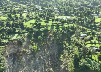 सुनापति गाउँपालिकाका ७७ घरपरिवार पहिरोको उच्च जोखिममा