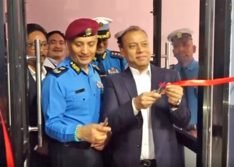 पुनर्निर्मित ट्राफिक प्रहरी कन्ट्रोल रुम हस्तान्तरण