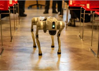 प्रविधियुत्त रोबोटिक कुकुरबाट युद्ध लडिने