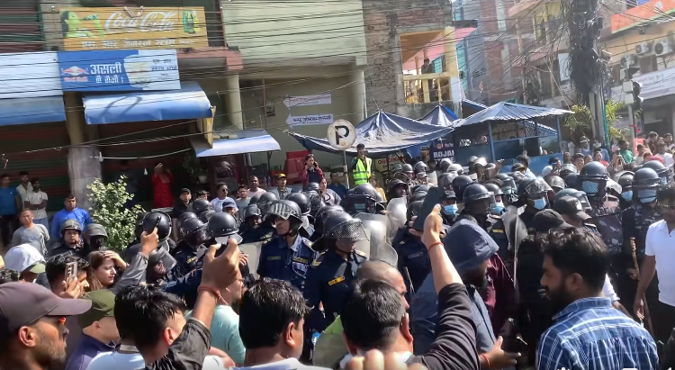 बाराको सिमरामा आज पनि प्रदर्शन