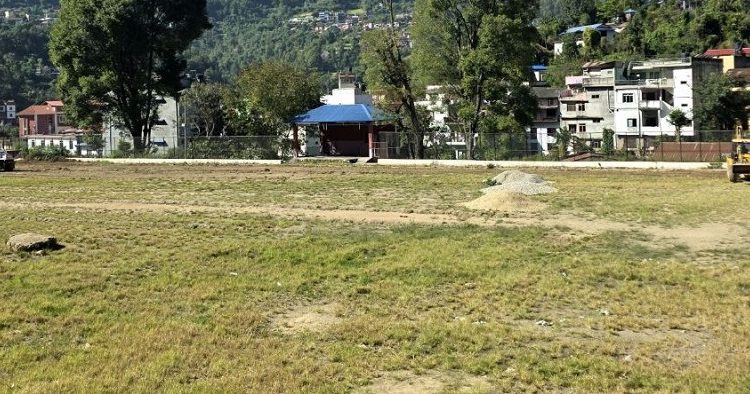 दुई ठूला खेलमैदान निर्माणमा ढिलाइ