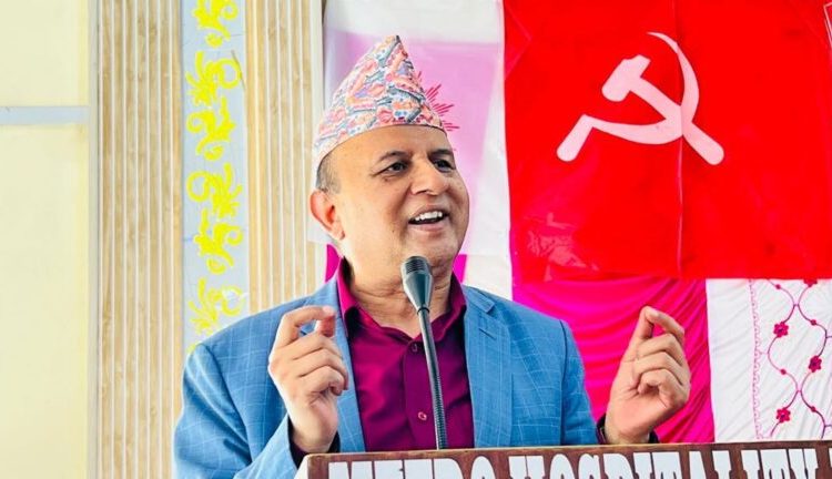 सबैभन्दा ठूलो जनसभा गर्दै एमाले