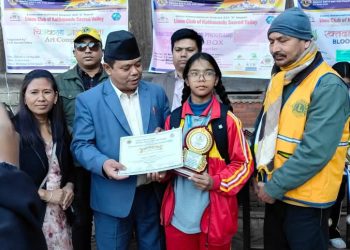 लायन्स क्लबको आयोजनामा बृहत चित्रकला प्रतियोगिता र रक्तदान कार्यक्रम सम्पन्न