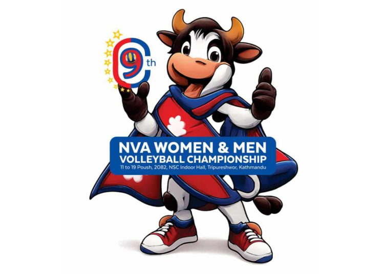 नवौं एनभीए भलिबल च्याम्पियनसिपमा सहभागी हुने टोलीको टुङ्गो