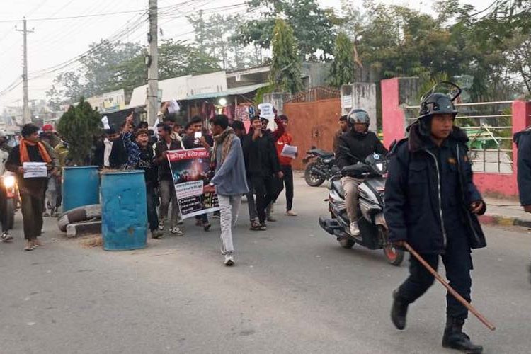 बंगलादेशमा दिपुचन्द्र दास हत्या घटनाको विरोध