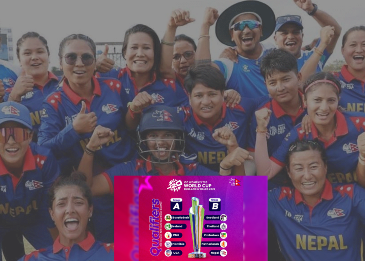 आईसीसी महिला टी-२० विश्वकप ग्लोबल छनोटकाे खेलतालिका सार्वजनिक