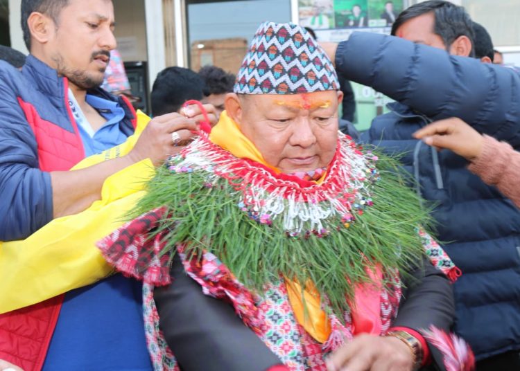 पूर्व पर्यटनमन्त्री आलेद्वारा प्रतिनिधि सभा सदस्य पदका लागि उम्मेदवारी दर्ता