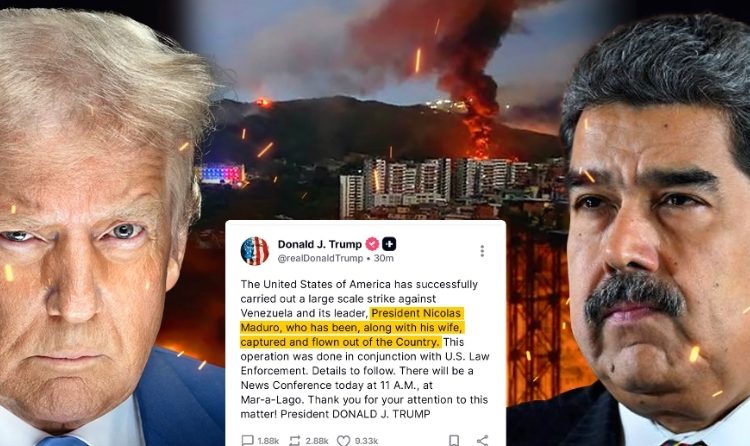 अमेरिकी राष्ट्रपति ट्रम्पले भेनेजुएलामा अमेरिकाले आक्रमण गरेको पुष्टि