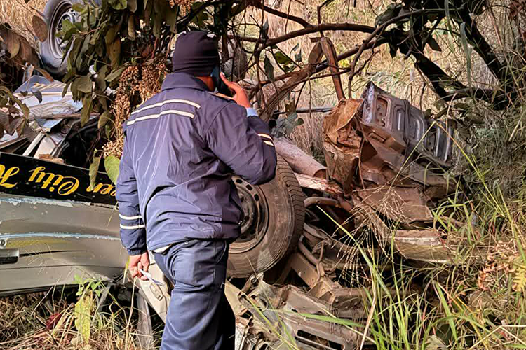 भीमफेदीमा भएको जिप दुर्घटनाका मृतकको पहिचान