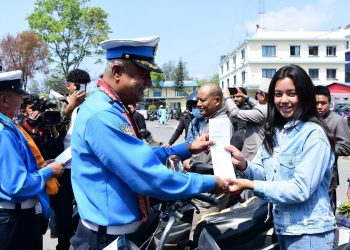 चोरी भएका ५० ओटा मोटरसाइकल हस्तान्तरण