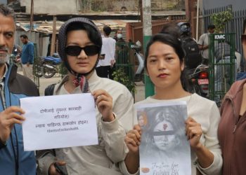 इनिशा बिकका लागि न्याय माग्दै तेस्रोलिङ्गी समुदाय सडकमा