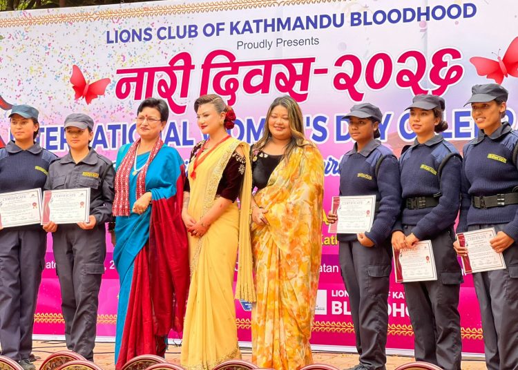 लायन्स क्लबबाट १११ जना महिलाहरुलाई बिशेष सम्मान