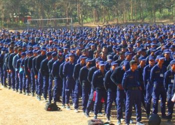 देशभर निर्वाचन प्रहरीलाई बिदाइ गर्दै