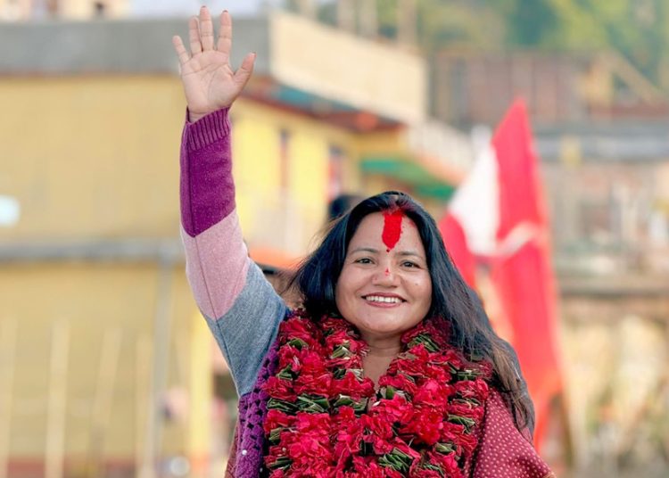 दैलेख १ मा कांग्रेसकी बासना थापा विजयी