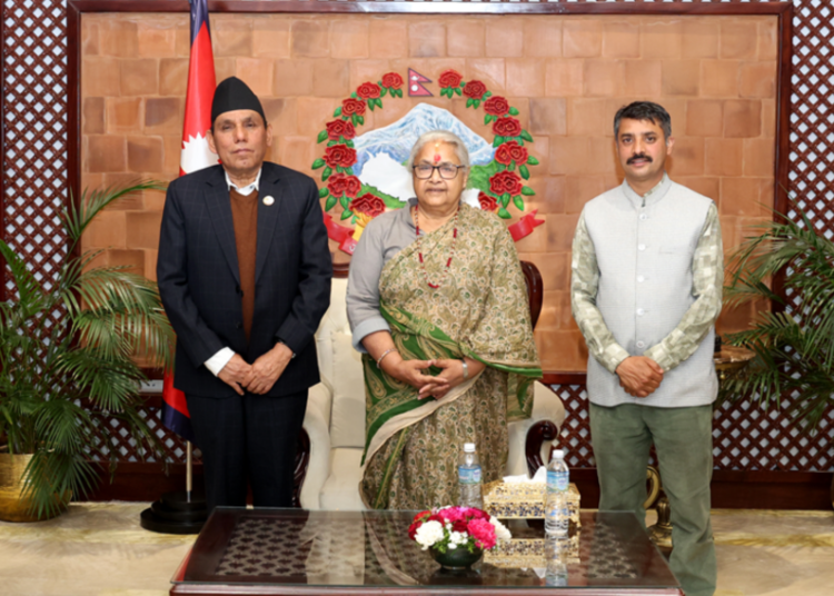 प्रधानमन्त्रीसँग राष्ट्रियसभाका अध्यक्षले गरे शिष्टाचार भेटवार्ता