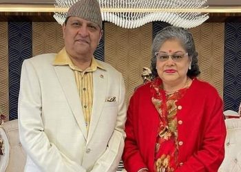 पूर्वरा ज्ञानेन्द्रका साथ पूर्वरानी कोमल शाह पनि पोखरा भ्रमणमा जाने