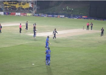 पहिलो टी-२० अन्तर्राष्ट्रिय खेलमा नेपाल युएइसँग ६ विकेटले पराजित