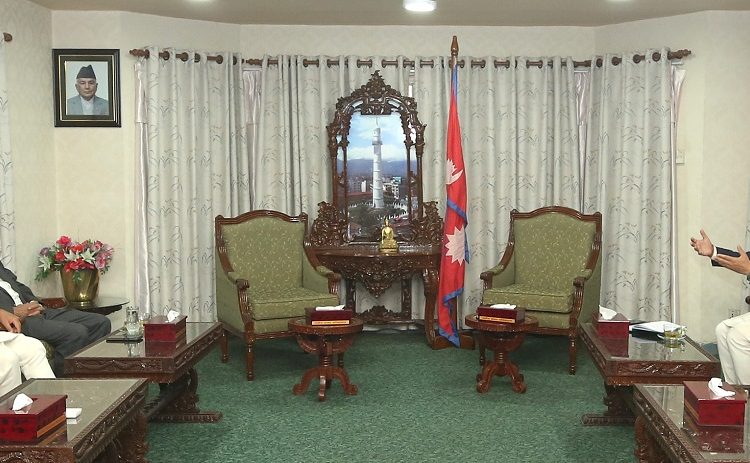 सभामुख अर्याल र पूर्व सभामुखहरूबीच भेटवार्ता