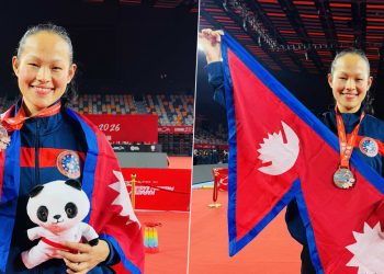 एरिका गुरुङले डब्लुकेएफ वरियतामा