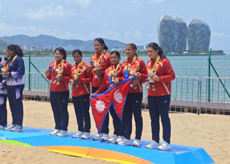 बिच कबड्डीको उपाधि भारतीय महिला कबड्डी टोलीले जित्याे