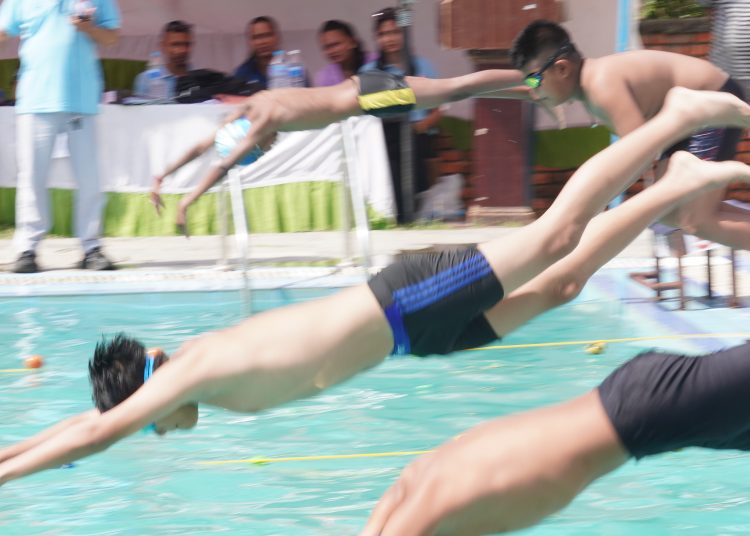 शिखा एकेडेमीले राष्ट्रिय पौडी प्रतियोगिताको उपाधि जित्याे