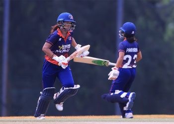 एसीसी महिला प्रिमियर कपमा नेपालले भुटानलाई ११४ रनको लक्ष्य