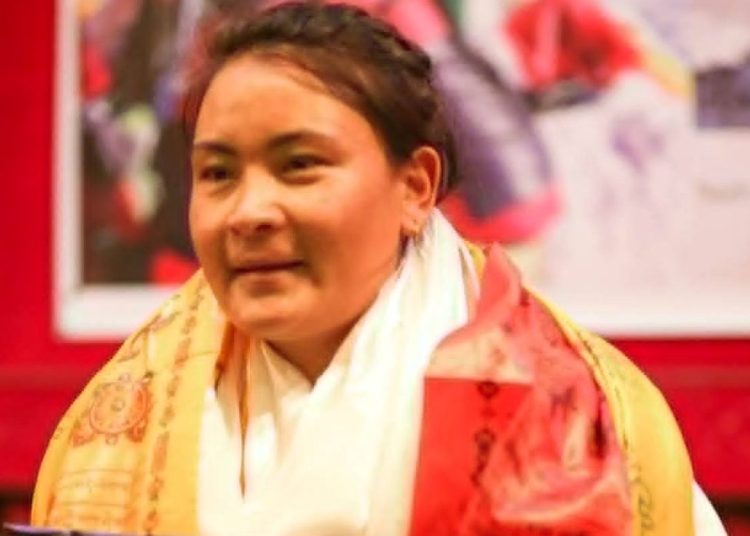 कीर्तिमानी आरोही फुञ्जो झाङ्मु लामा पर्यटन सद्भावना दूत घोषणा