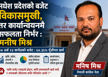 कृषि, लगानी र रोजगारीमा आशा, कार्यान्वयनमा शंका : मधेश बजेटबारे मिश्रको विश्लेषण