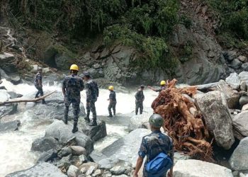 सिप्रिङ खोला जलविद्युत आयोजनामा क्षति