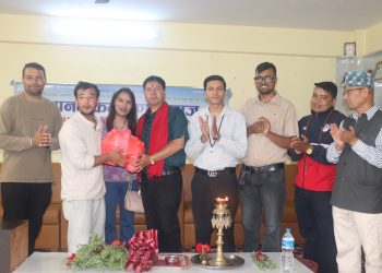 पत्रकार नवराज बजगाईको जन्मदिन असहायहरु रहेको ‘सेवा घर’ मा