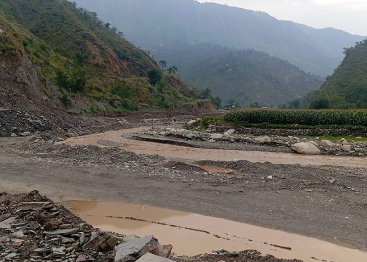 माझीटार बस्ती जोगाउन तटबन्ध निर्माण सम्पन्न