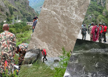 रसुवाको भोटेकोसीमा खस्दा चालक बेपत्ता