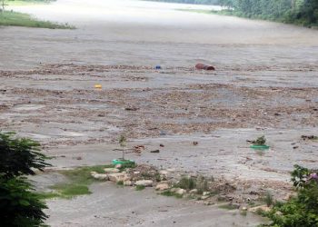 रसुवाको भोटेकोसी क्षेत्रमा बाढीको जोखिम कायमै