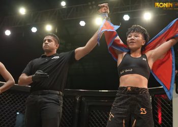 एमएमएमा जित निकाल्ने पहिलो महिला खेलाडी बनिन् सुस्मिता थापामगर