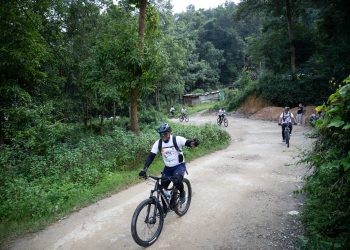 संविधान दिवसमा काठमाडौं शिक्षालयको साइकल ¥याली