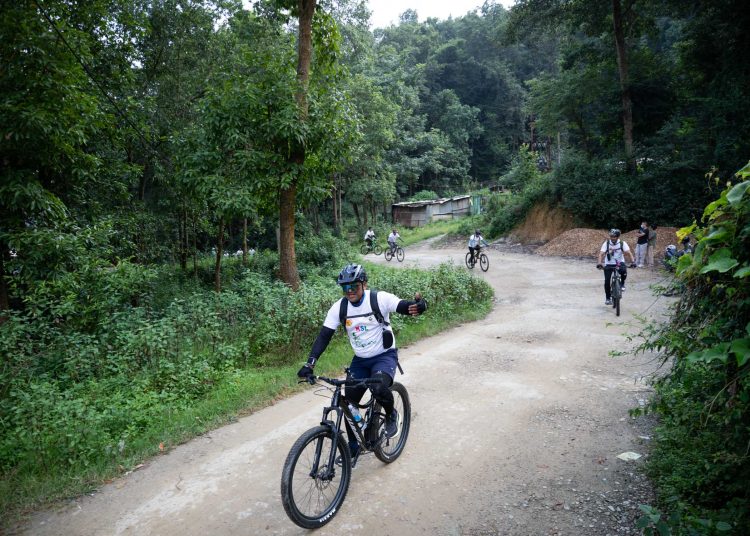 संविधान दिवसमा काठमाडौं शिक्षालयको साइकल ¥याली