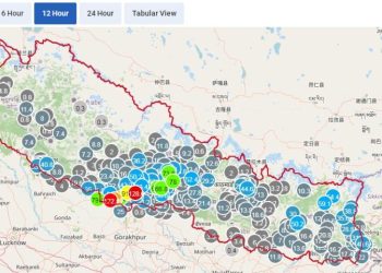 उपत्यकासहित देशका धेरै ठाउँमा वर्षा