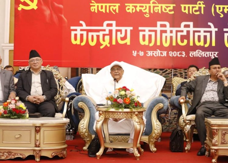 एमालेको बैठक सुरु