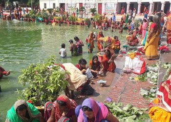 जितिया पर्वअन्तर्गतको निराहार व्रत समापन