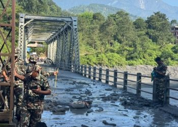 बूढीगण्डकी बाढीबाट भौतिक संरचनामा ठूलो क्षति
